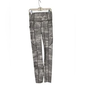 Lululemon Fast & Free 7/8 Tight II *Nulux 25" Swerve Vapor Metal Grey size 2